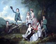 Johann Zoffany The Lavie Children oil